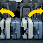 Japanese Production van with luggage space equipment room